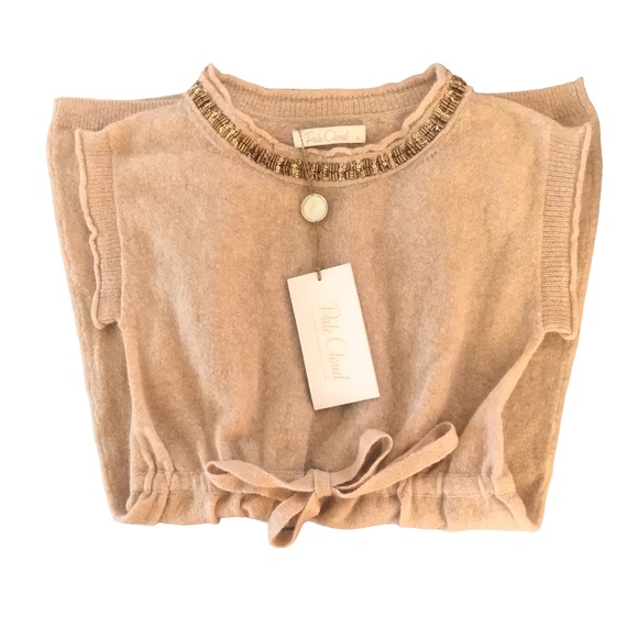 🆕 Pale Cloud Dakota Angora Beaded Sweater Dress - Picture 2 of 4